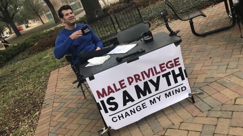 Steven Crowder original 'change my mind' meme