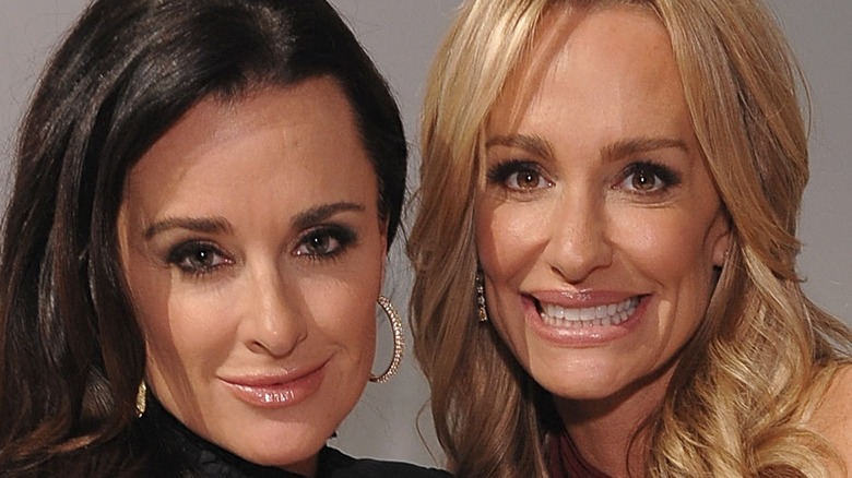 Kyle Richards and Taylor Armstrong of Real Housewives