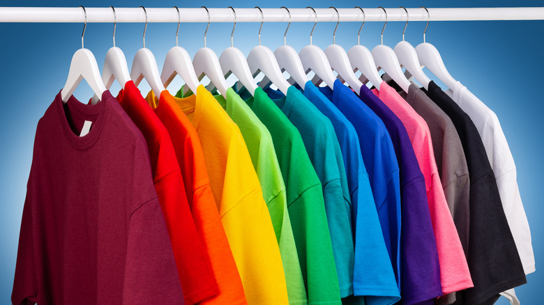 Colorful shirts 