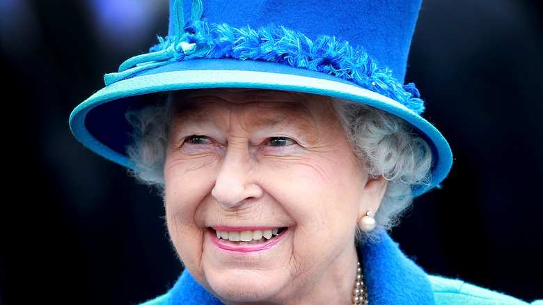 Queen Elizabeth smiling 