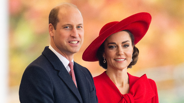 Prince William and Kate Middleton smiling