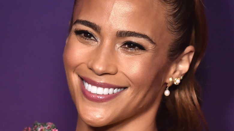 Paula Patton smiling