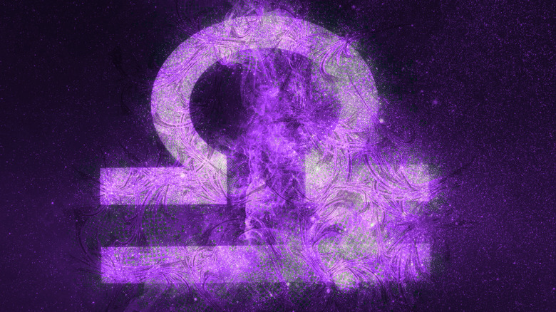 Purple Libra symbol