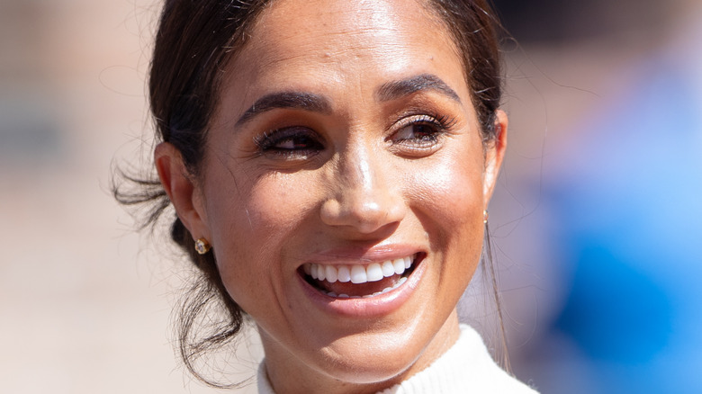 Meghan Markle smiling