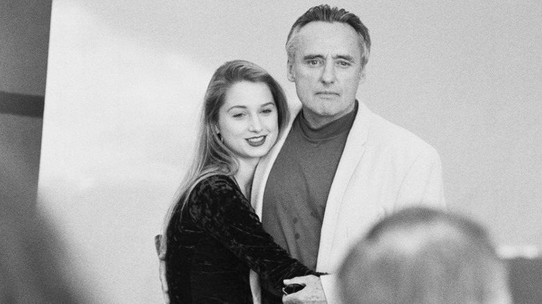 Katherine LaNasa with first husband Dennis Hopper