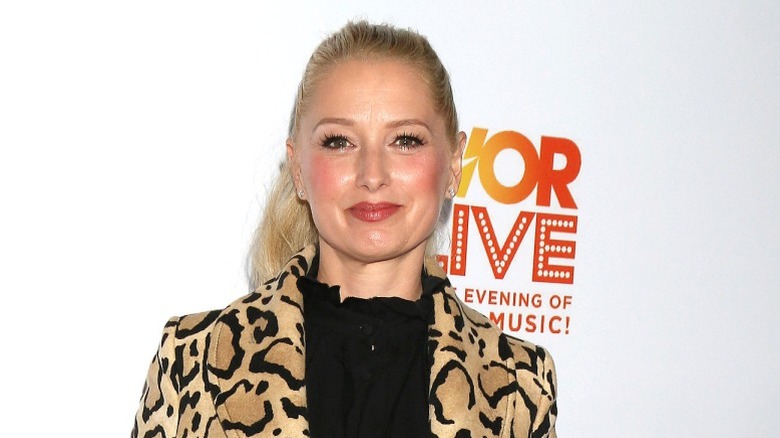 Katherine LaNasa poses on the red carpet