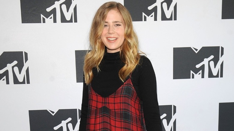 Taylor Dearden smiling on MTV step-and-repeat