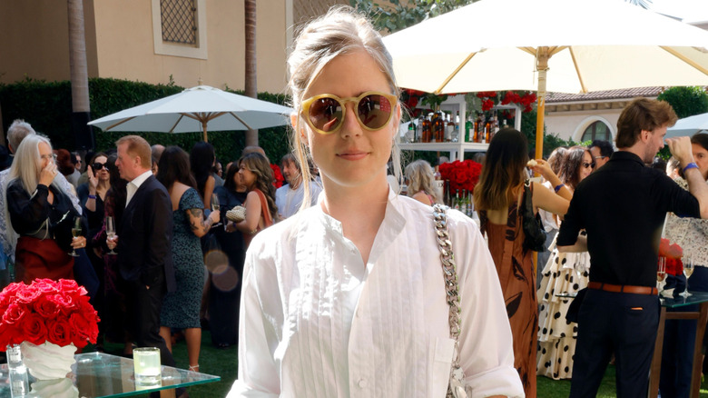 Taylor Dearden posing at outdoor event