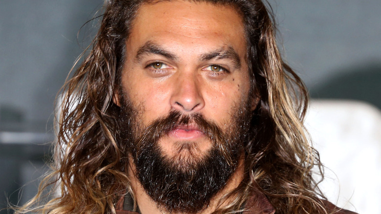 Jason Momoa on the red carpet