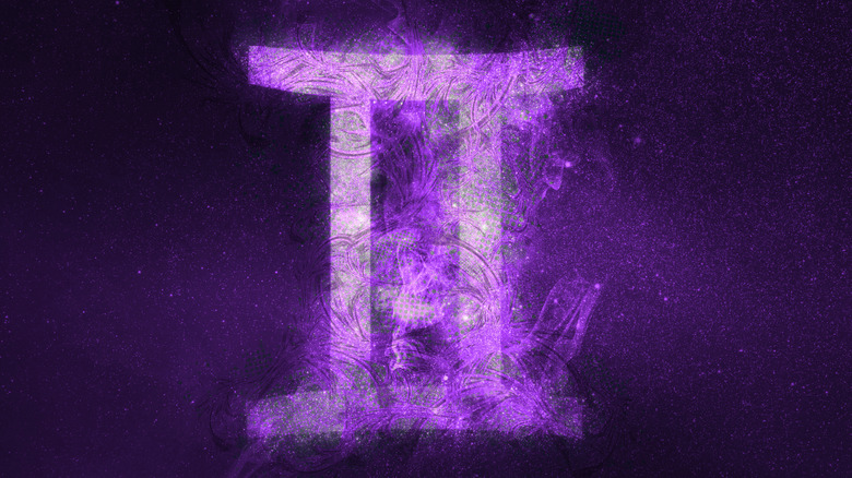 Purple Gemini symbol