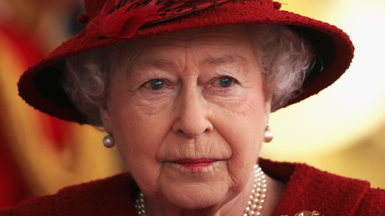 Queen Elizabeth smiling 