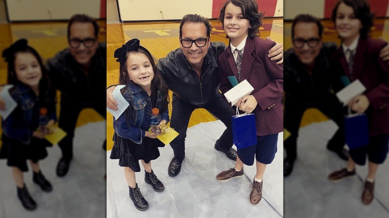 Tyler Christopher and his kids