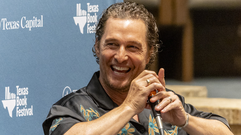 Matthew McConaughey laughing
