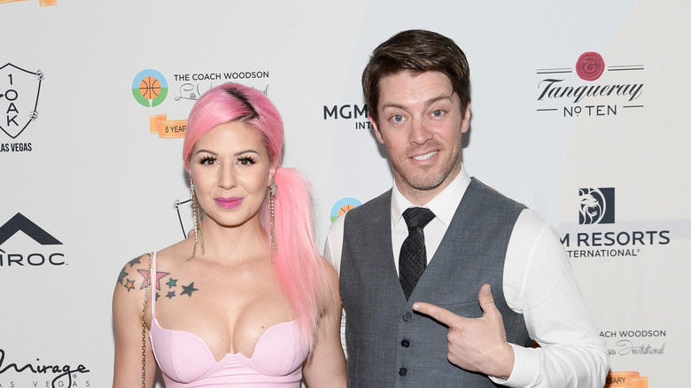 Annalee Belle and J.D. Scott posing at an event