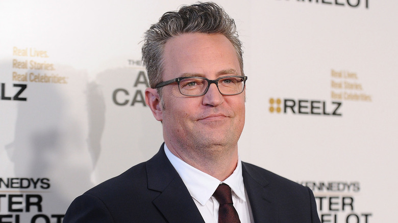 Matthew Perry at the premiere of "The Kennedys: After Camelot" in March 2017 