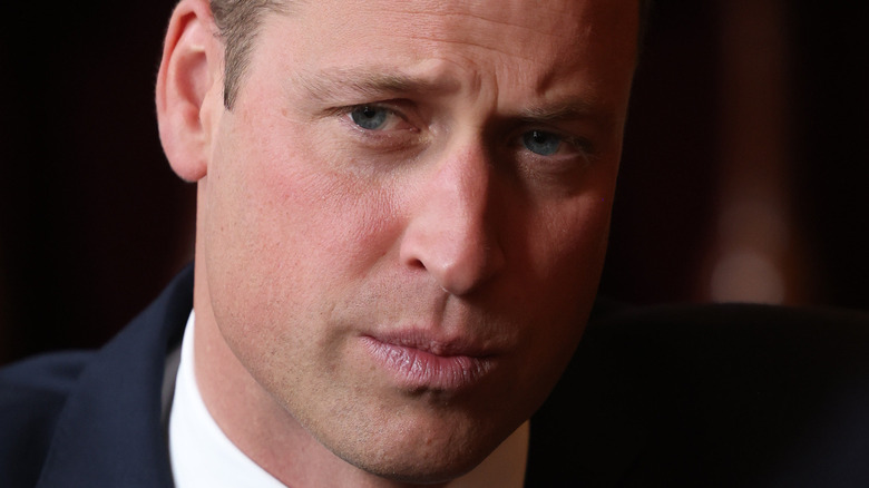 Prince William looking serious September 2022