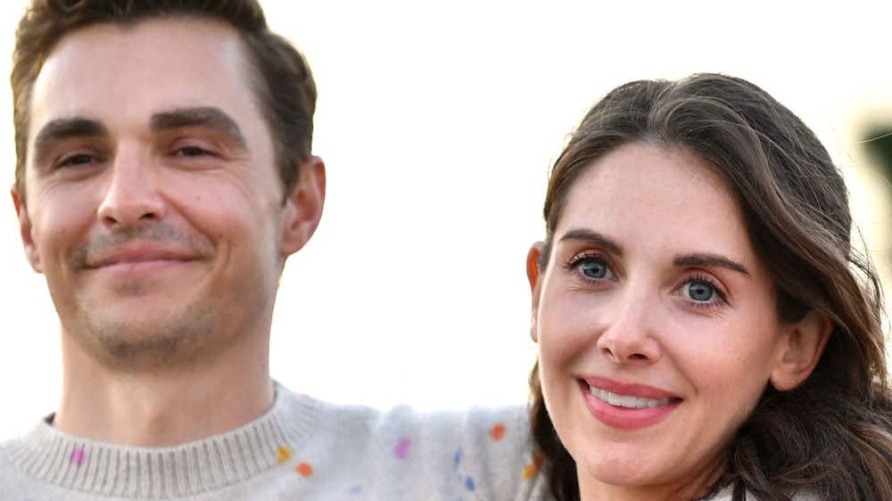 Alison Brie and Dave Franco smiling