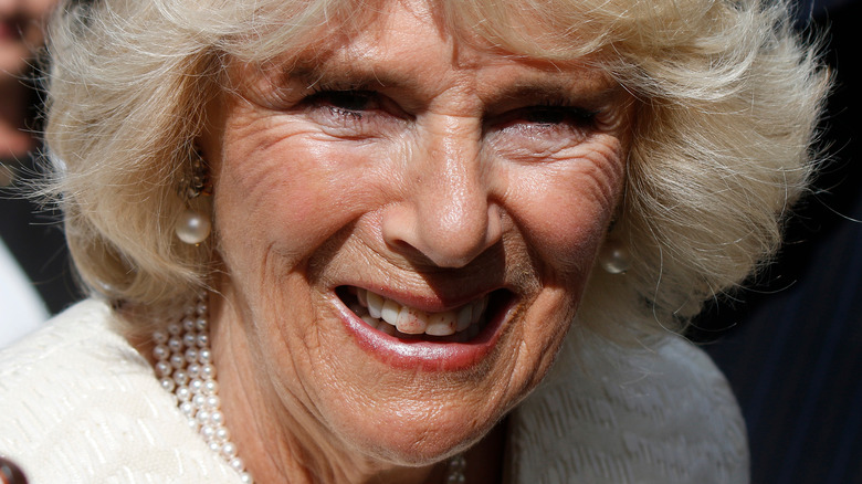 Camilla Parker Bowles smiling