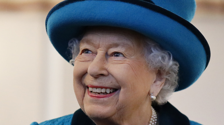 Queen Elizabeth attends a London event