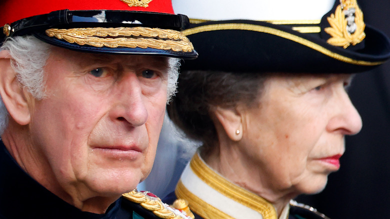 King Charles III and Princess Anne