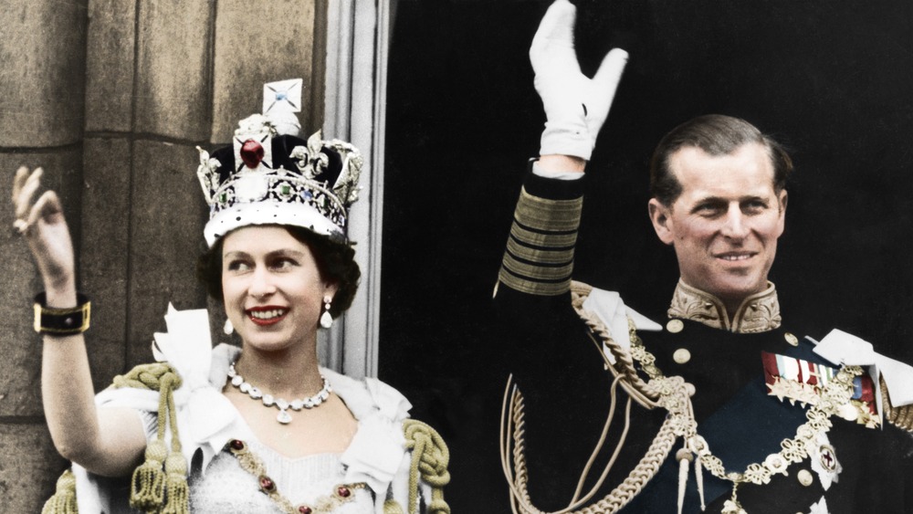 Queen Elizabeth and Prince Philip together