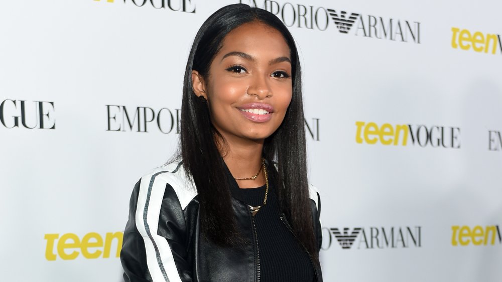 Yara Shahidi Silk Press