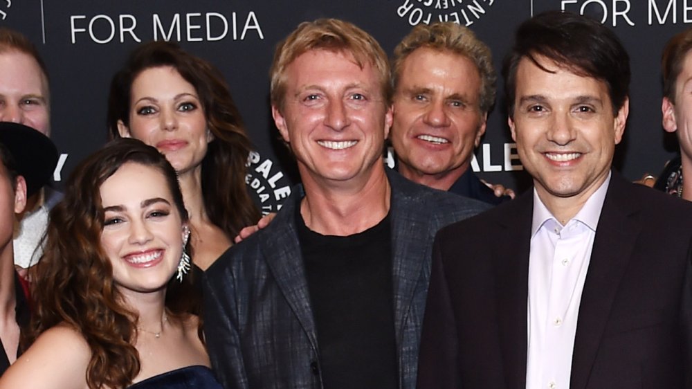 The cast of Cobra Kai on the red carpet