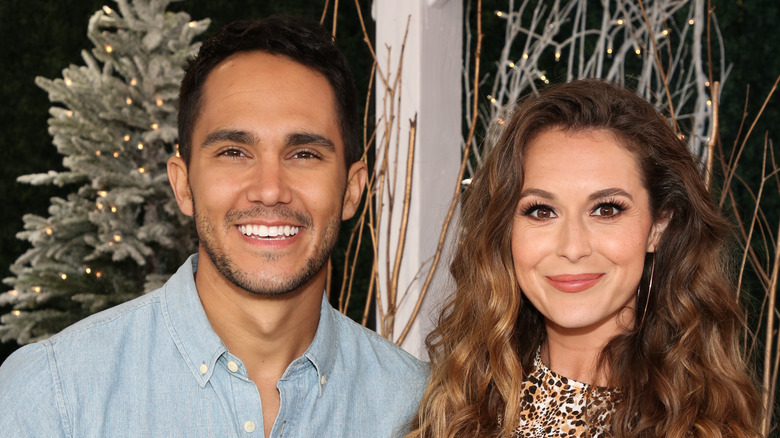 Carlos and Alexa PenaVega smiling