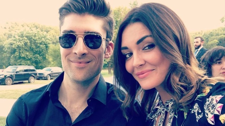 Taylor Cole and Cameron Larson selfie