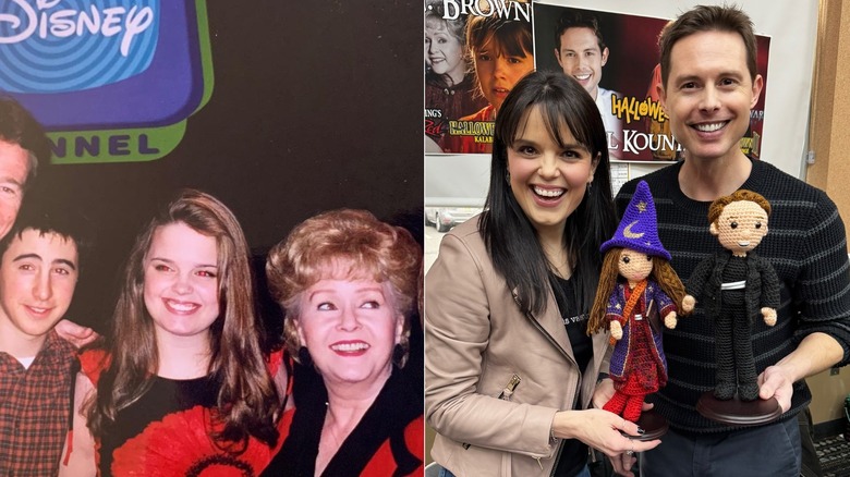 Kimberly J. Brown shares a flashback photo from her days on Disney Channel /R: Kimberly J. Brown and Daniel Kountz attend New Jersey's Horror Con in 2025