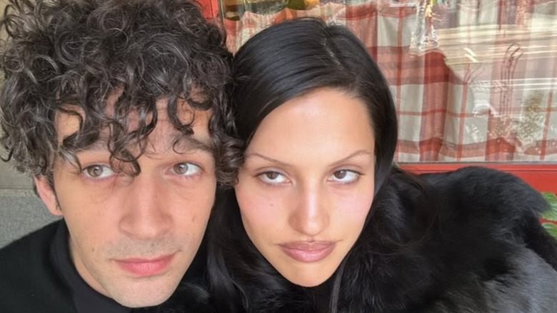 Matty Healy and Gabbriette via her Instagram