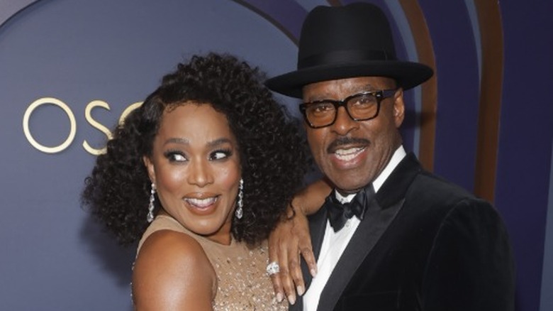 Angela Bassett and Courtney B. Vance attending the Oscars together