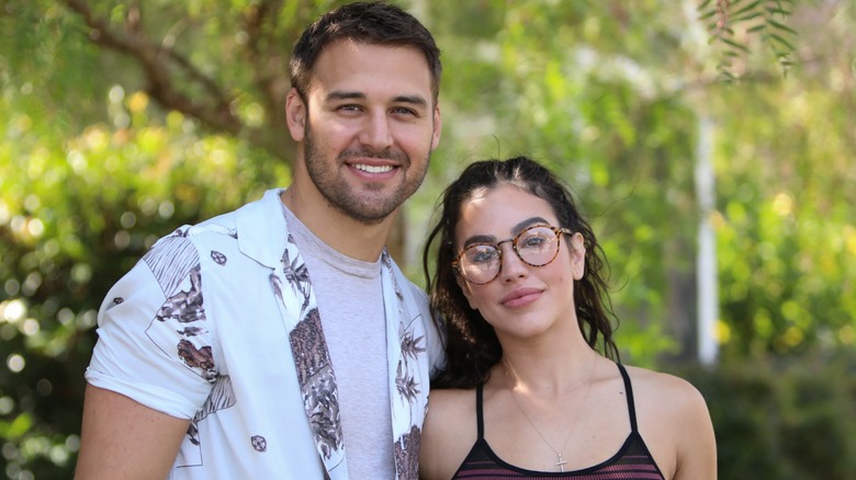 Ryan Guzman and Chrysti Ane smiling outside together