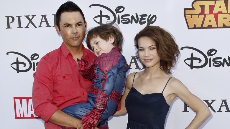 Rebecca Herbst with her family