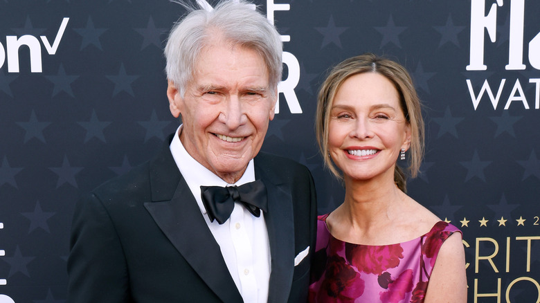 Harrison Ford and Calista Flockhart at the 2024 Critics Choice Awards