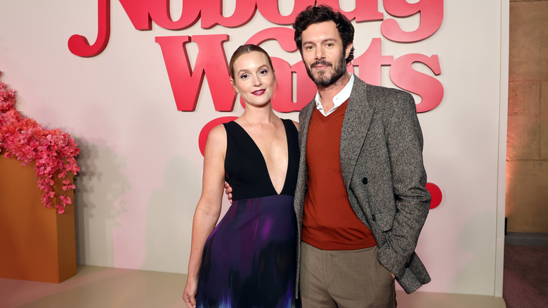 Leighton Meester and Adam Brody attending Netflix's Nobody Wants This Season 2 Premiere (2025)
