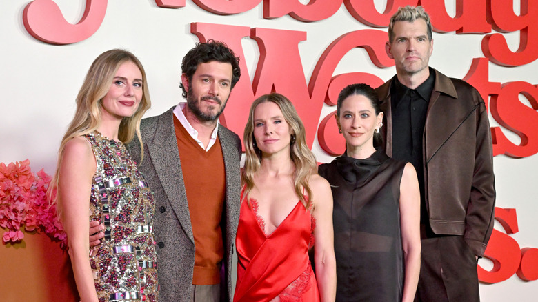 Justine Lupe, Adam Brody, Kristen Bell, Jackie Tohn, and Timothy Simons attend the Premiere of Netflix's "Nobody Wants This" Season 2 at The Egyptian Theatre (2025)