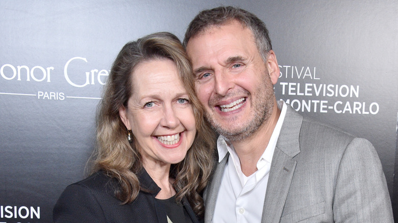 Monica Horan and Philip Rosenthal smiling