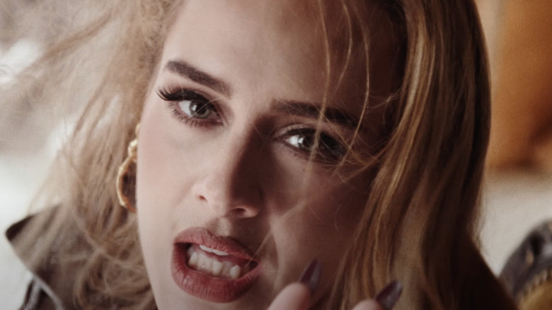 Adele still from "easy on me" music video