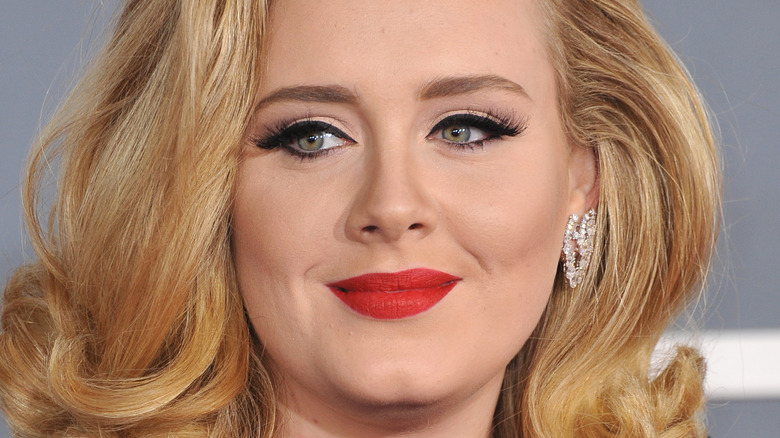 Adele on the red carpet 