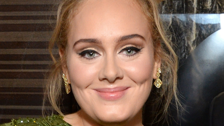 Close up of singer Adele