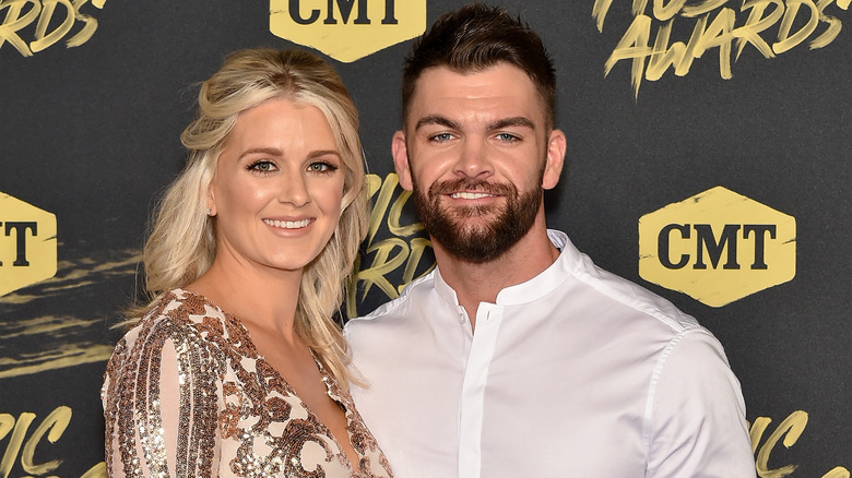 Blair Robinson and Dylan Scott at the CMT Music Awards