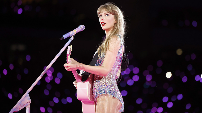 Taylor Swift singing Eras Tour