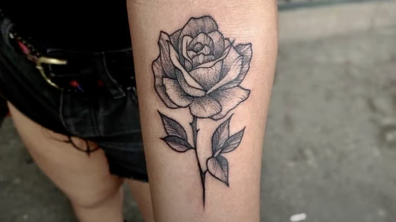 Pin by Mae on tattoo | Rose tattoo cover up, Cover tattoo, Dark roses tattoo