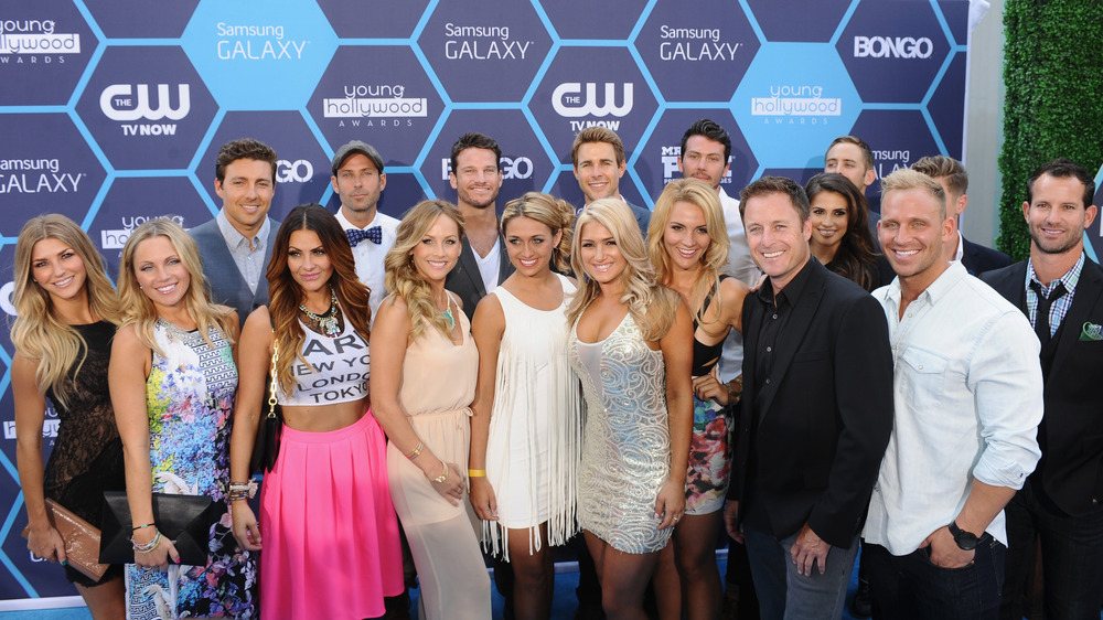 Contestants from The Bachelor posing