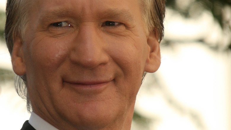 Bill Maher up close smiling