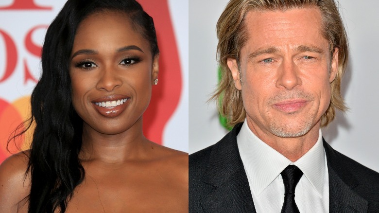 Jennifer Hudson and Brad Pitt 