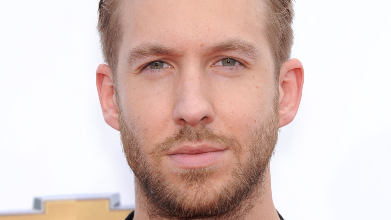 Calvin Harris on red carpet