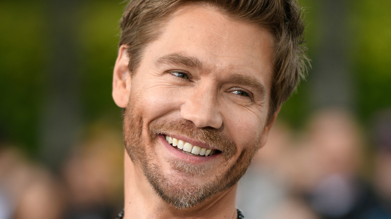 Chad Michael Murray smiles at an event