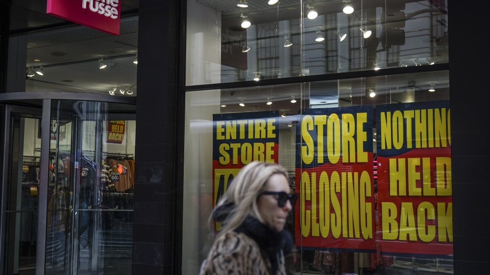 Charlotte Russe going out of business 